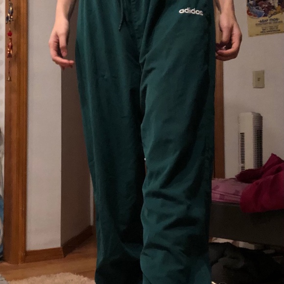 VINTAGE ADIDAS NYLON JOGGERS - Picture 2 of 6